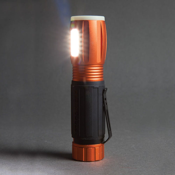 Bright LED worklight on Klein flash light 56028