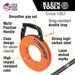 Klein Tools 1/8" x 240' Steel Fish Tape features