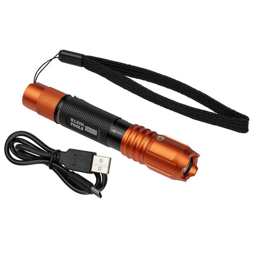 Klein Tools Rechargeable Waterproof LED Pocket Light with Lanyard and USB cable