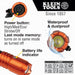 Klein Tools Rechargeable Waterproof LED Pocket Light features
