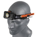 Klein Tools 2-Color LED Headlamp with pencil and marker attached