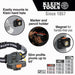 Klein Tools Rechargeable 2-Color LED Headlamp features