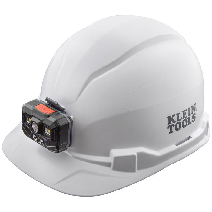 Klein Tools Non-Vented Cap Style Hard Hat with Rechargeable Headlamp 