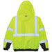 Klein Tools High-Visibility Winter Bomber Jacket rear view