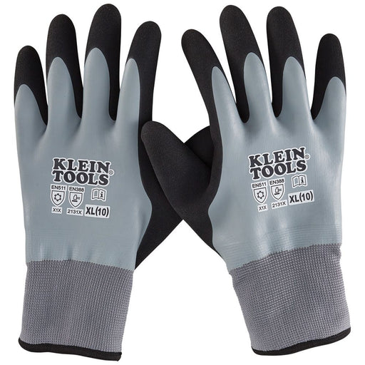 Klein Tools Thermal Dipped Gloves back side