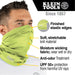 Klein High-Visibility Yellow Cooling Band features