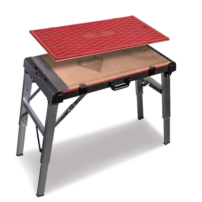 Rubi Tools 66924 Work Table has interchangeable work bench top