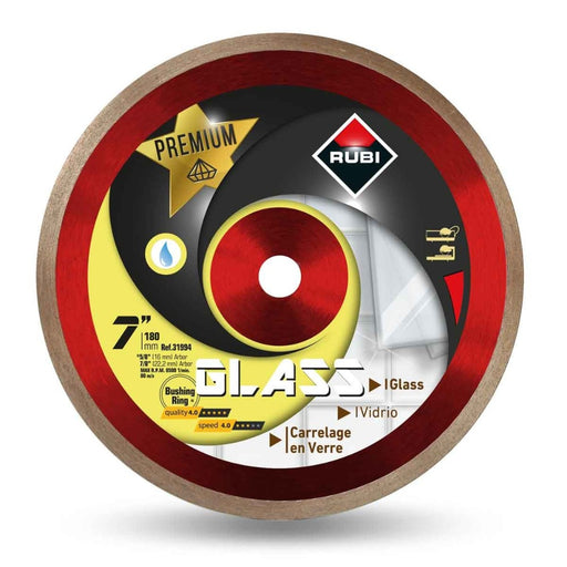 Rubi 7" premium glass diamond blade