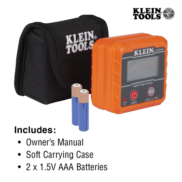 Klein Tools Digital Angle Level components
