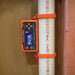 Measuring the angle of a PVC pipe with Klein Tools Digital Level