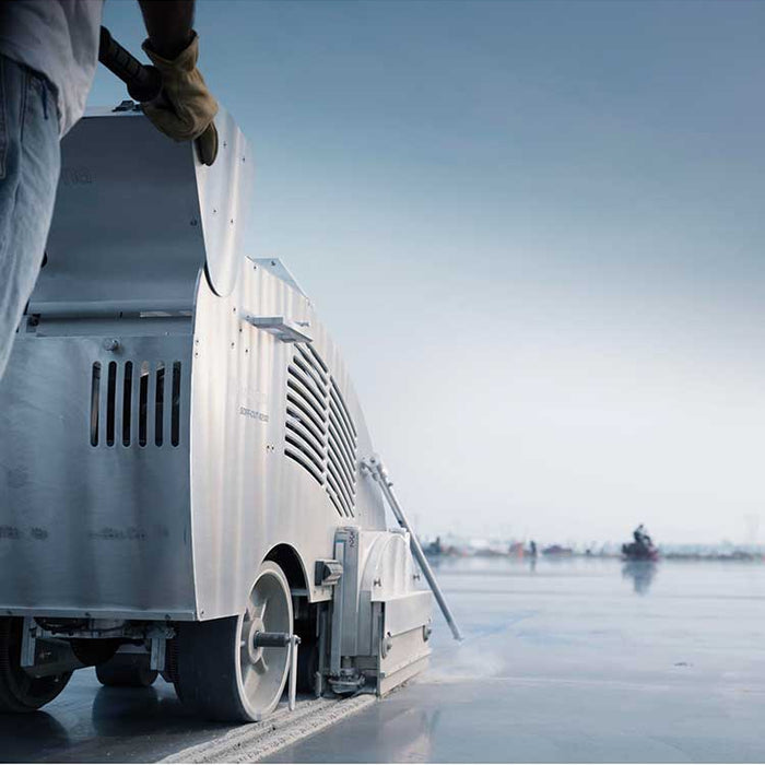 Soff-Cut 4200 Self-Propelled Saw is best used in commercial and industrial concrete surfaces