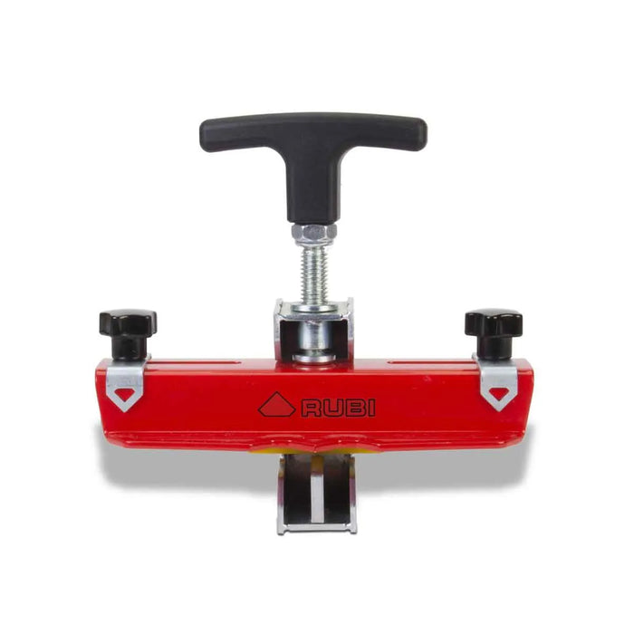 Front view of Rubi SLIM cutter auxiliary breaker is designed for score and snap cutting of large format porcelain slabs and large tiles. The b designed for snapping tile when the sheet thickness is over 8 mm
