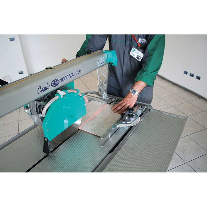 Laser guide for cutting porcelain tile on Combi 250/1000 Lite