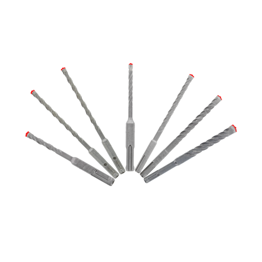 Diablo Tools 7pc Rebar Demon™ SDS-Plus 4-Cutter Full Carbide Head Hammer Bit Set