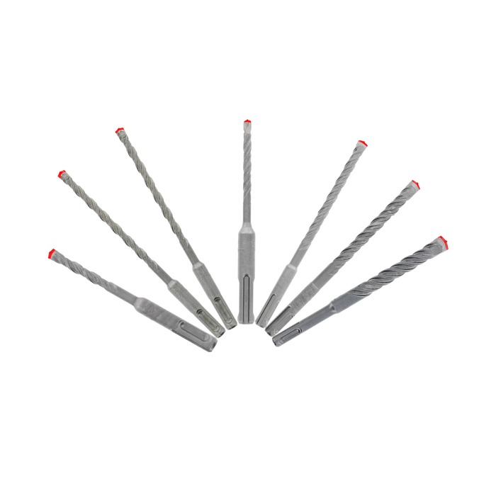 Diablo Tools 7pc Rebar Demon™ SDS-Plus 4-Cutter Full Carbide Head Hammer Bit Set