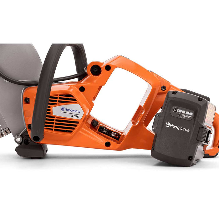 Husqvarna K 535i Battery Power Cutter with battery removed