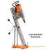 Husqvarna DS 500 Drill Stand show with optional attached core drill