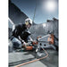 Husqvarna DMS 240 Core Drill Rig can be attached to walls to cut holes into concrete
