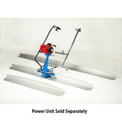 Bartell UNI SCREED Replacement Screed Blades shown with power unit