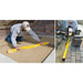  Creating a level bottom surface with R-300 Stabila level for professional mason