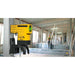 Wall mounted Stabila LAX 50 G Cross Line Laser on construction site