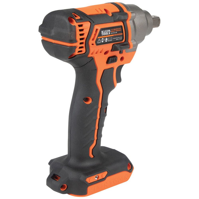 Klein Tools Battery-Operated Compact Impact Wrench, rear view