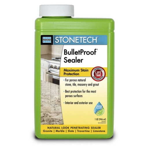 StoneTech Bulletproof sealer for maximum stain protection on natural stone