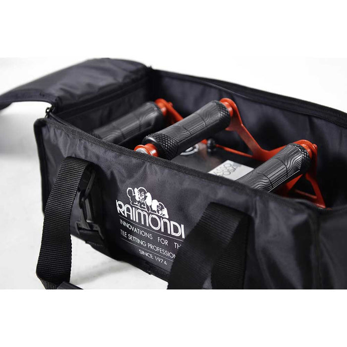Raimondi Protective Padded Bag holding Volpino tile vibrator