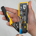 Crimping wire with Klein Tools ratcheting crimper for pass thru