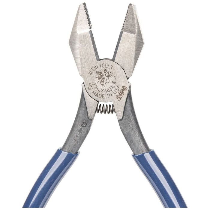 Klein Tools Spring Loaded 9" Ironworker's Rebar Pliers open jaws