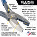 Klein Tools 9" Ironworker's Rebar Pliers D2017CSTLFT