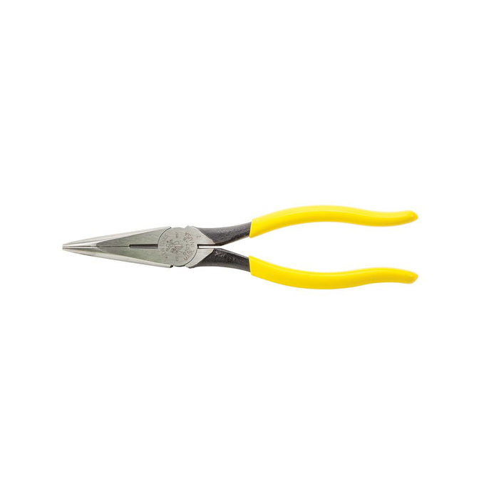Klein Tools Long-Nose Pliers with Side Cutters opened