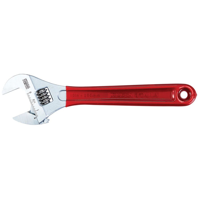 Klein Tools Extra Capacity Adjustable Wrench with opened jaws