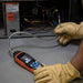 Checking for gas leaks with Klein ET160 detector