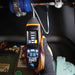 Testing a copper pipe with Klein Tools Refrigerant Gas Leak Detector
