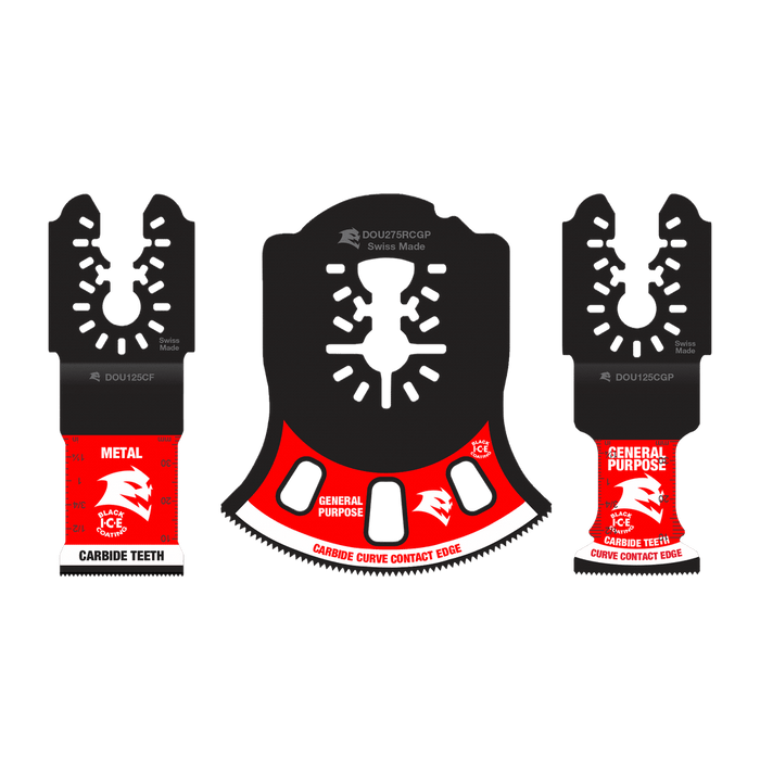 Diablo Tools 3 pc Universal Fit Carbide Oscillating Blade Set