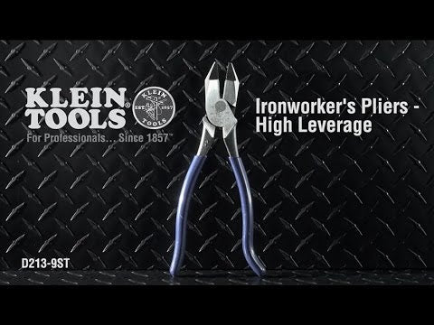 High-Leverage Ironworker's Pliers (Plastic-Dipped Handle), YouTube