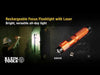 Rechargeable Focus Flashlight with Laser Youtube