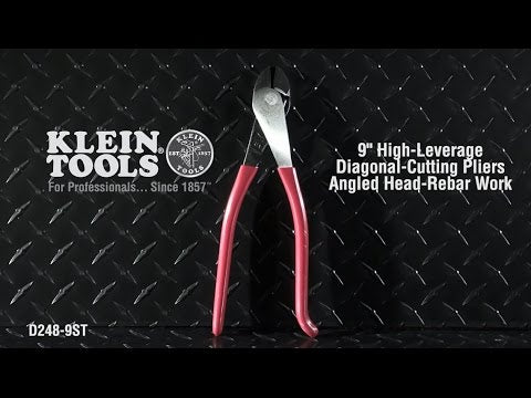 High-Leverage Diagonal-Cutting Pliers – Angled Head – Rebar Work