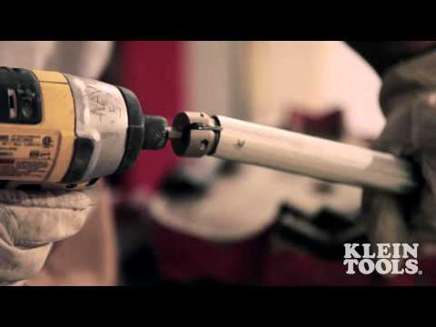 Klein Tools Power Conduit Reamer, YouTube