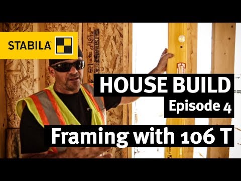 STABILA House build | Episode 4 | Framing Construction with our Type 106T
