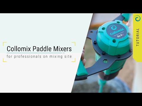 Collmix Paddle Mixers for professionals on mixing site