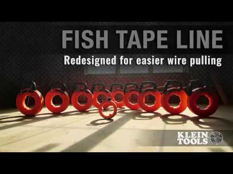 Klein Tools Fish Tape Line, YouTube