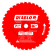 Diablo Tools 7-1/4" x 36 Tooth Wood & Metal Carbide Saw Blade