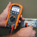 Testing an outlet with Klein Tools MM400 Digital Multimeter