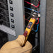 Testing circuit breakers with Dual Range Non-Contact Voltage Tester