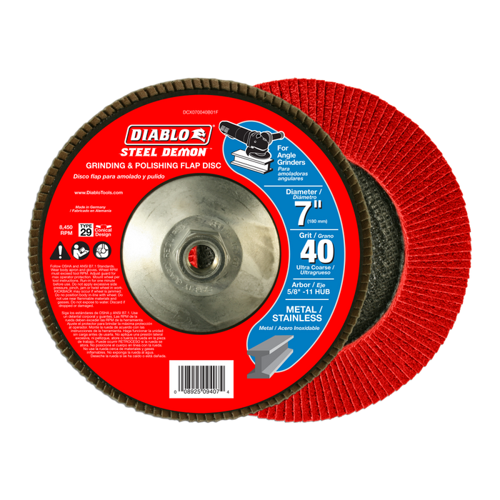 Diablo Tools Steel Demon 7" Flap Disc for Metal