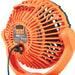 Klein Tools Personal Jobsite Fan rear view with charge port