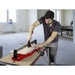 Cutting porcelain tile on Rubi Tools 4-in-1 table with TP-T series tile cutter