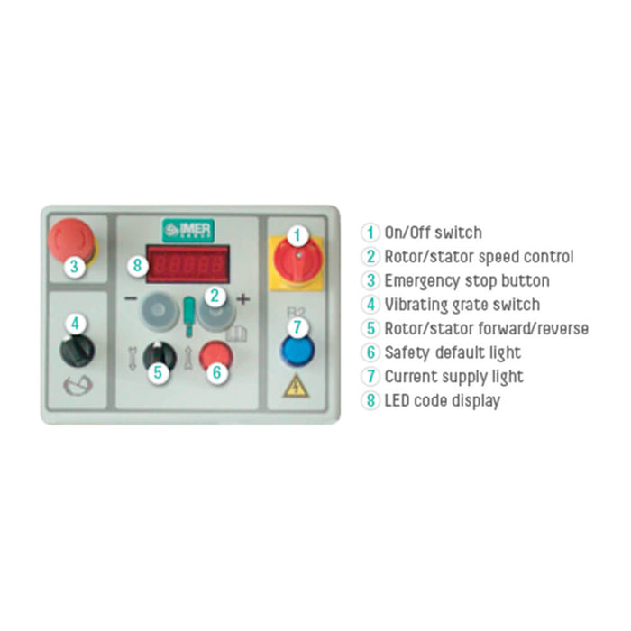 Imer Mighty Small 50 Pump controls